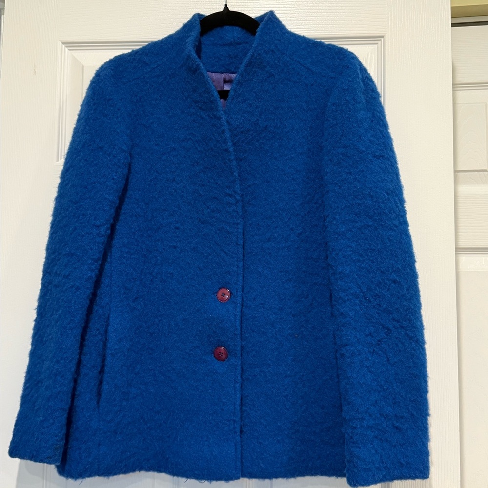 Vintage Royal Blue Coat – Approx Size Small – No Tags